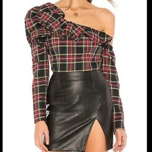 Petersyn Holly plaid top Laurel